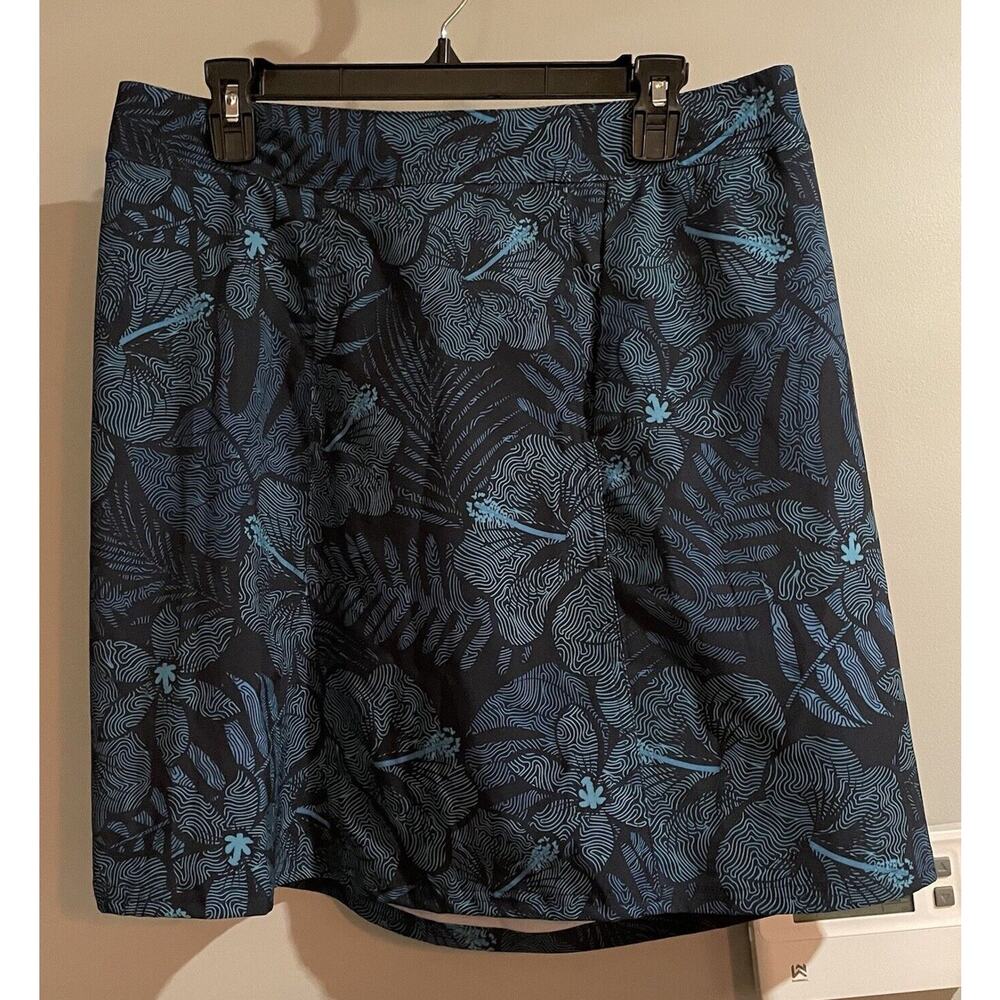 RipSkirt Hawaii‎ Wrap Skirt Sz L Quick Dry Maui Moonlight Cover-Up Pockets